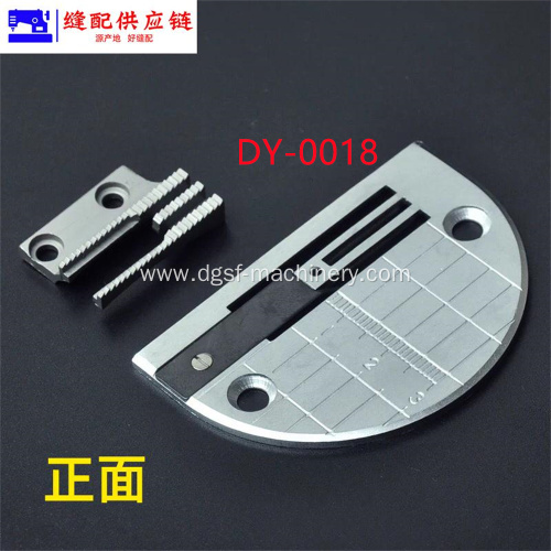 Flat Car Thin Material Anti Wrinkle Needle Plate DY-0018
